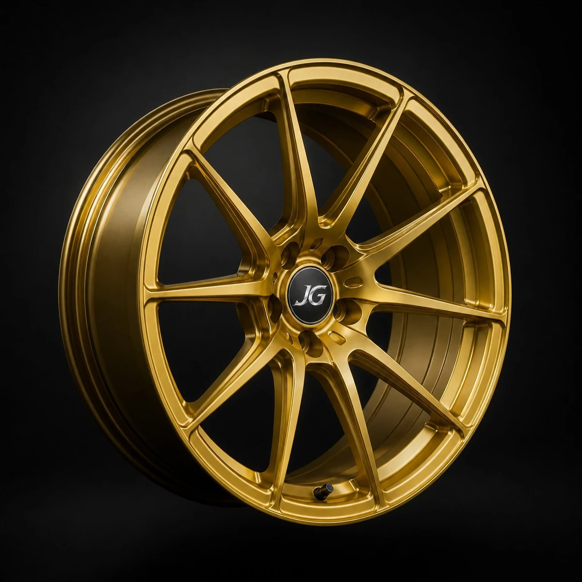 JGSPR010 10-Spoke Slender Center Ridge forged wheel
