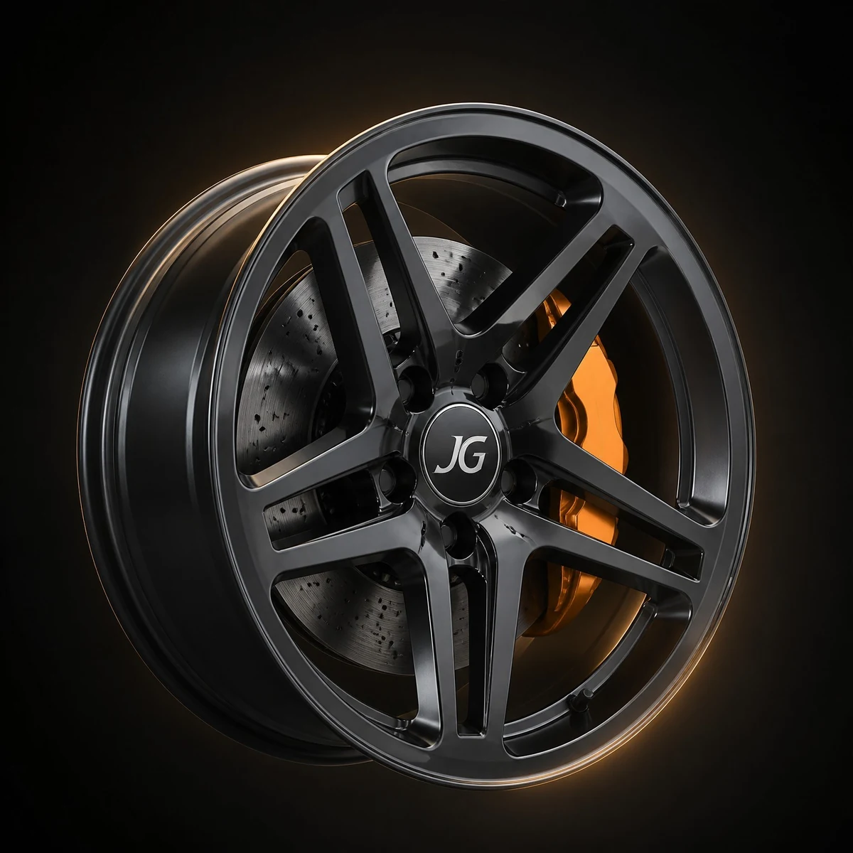 JGSPR014 5-Spoke Twin Split forged wheel