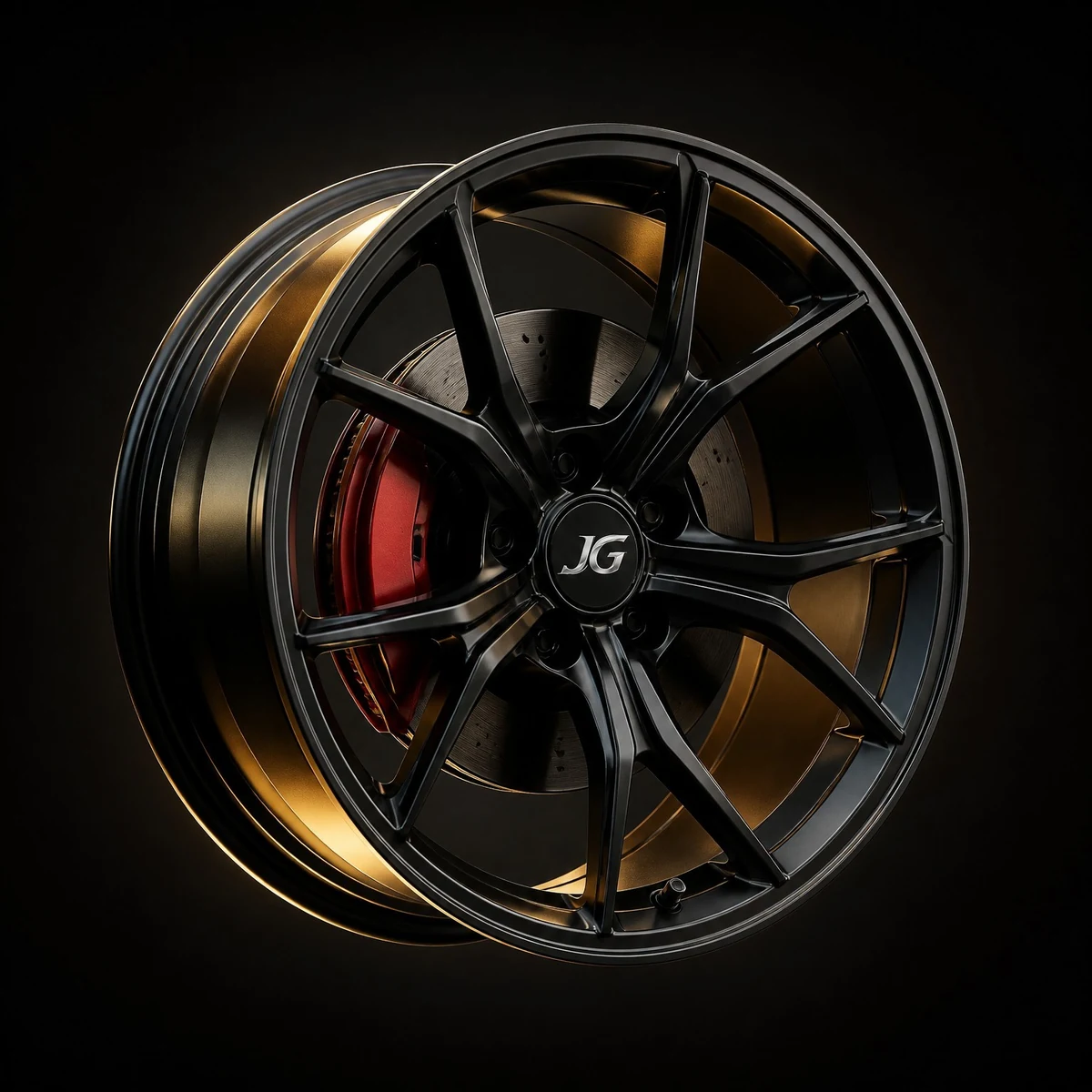 JGSPR021 10-Spoke V-Shape Twin forged wheel