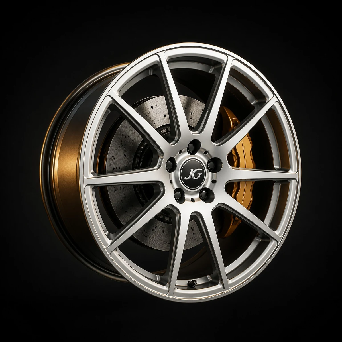 JGSPR028 10-Spoke V-Split Outer Widen forged wheel