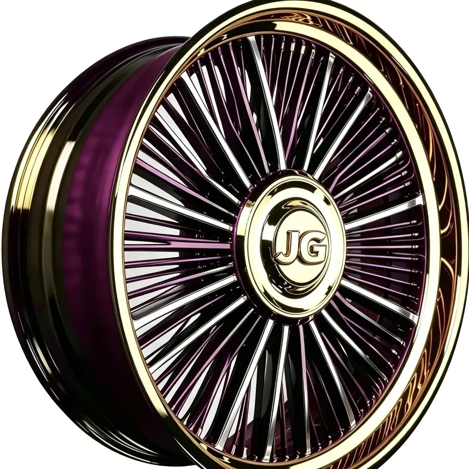 JGSPR001 5-Spoke Wide Flat Deep Concave forged wheel