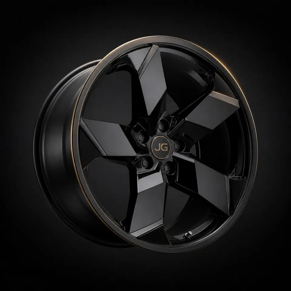 JGSPR022 5-Spoke Wide Faceted forged wheel