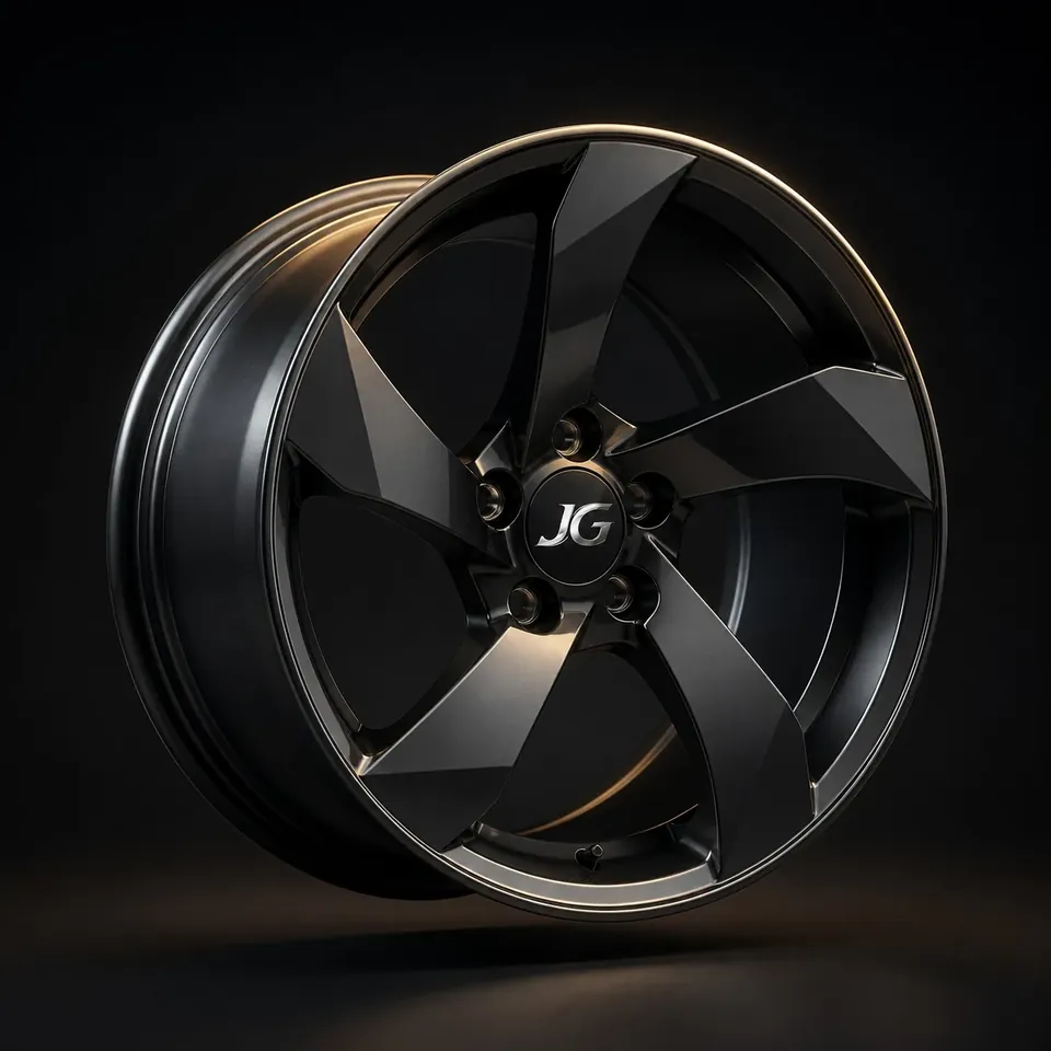 JGSPR023 5-Spoke Bold Faceted Twisted forged wheel