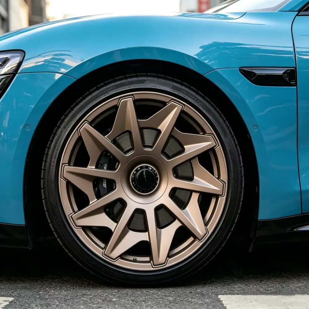 Customized Forged Bronze Finish Aluminum Rims17-24 Inches, Suitable for Mercedes-Benz G-Class G550, BMW M3 M4 Audi R8 forged wheel