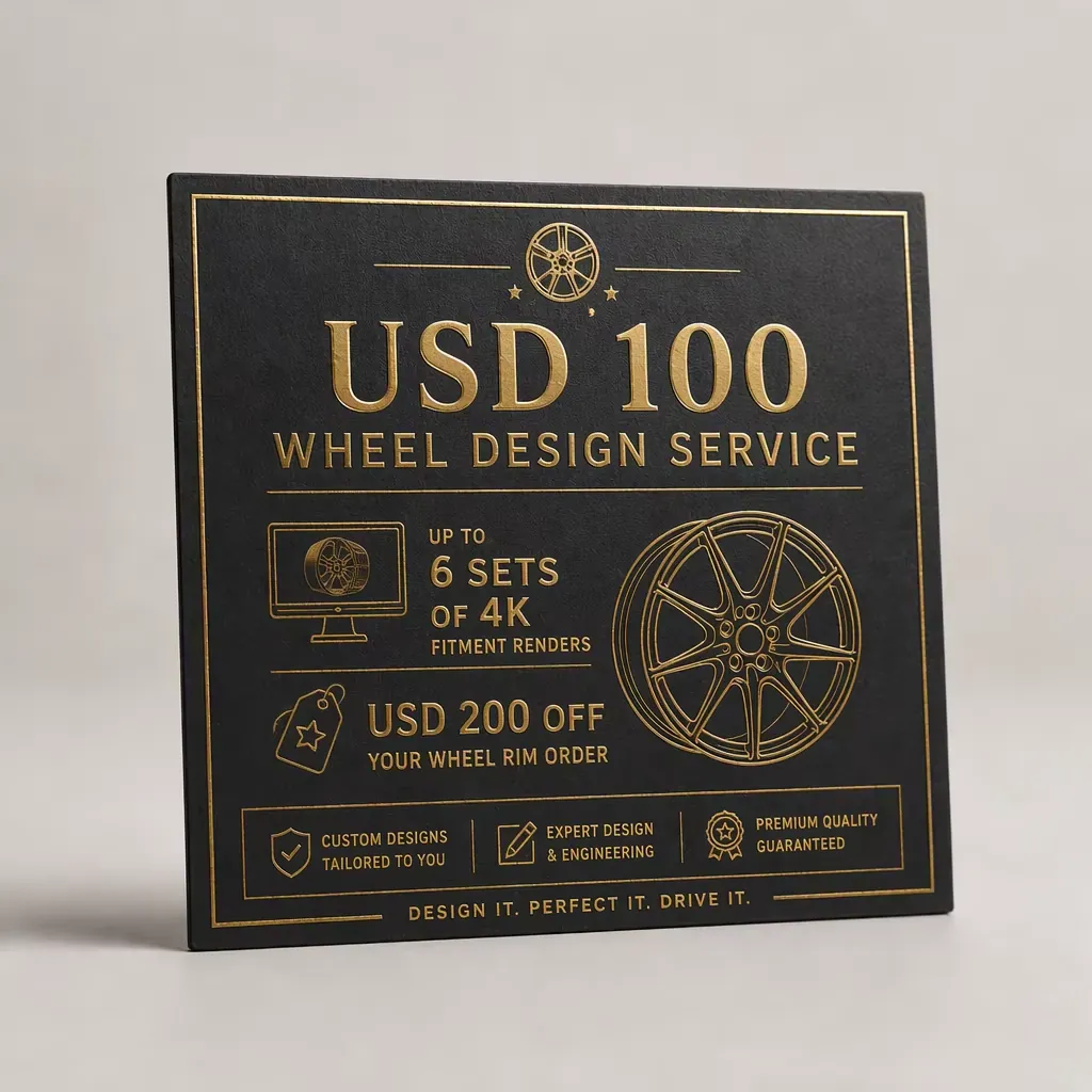 Wheel Design Service Fee forged wheel