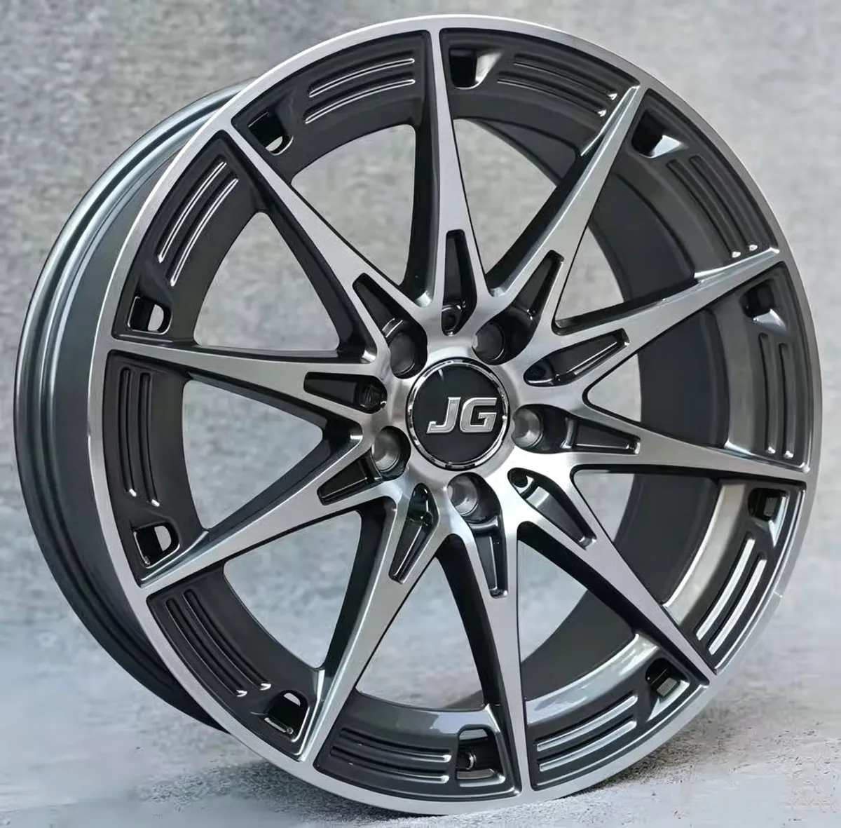 JG 17 18 19 20 21 22 Inch Forged T6061 Aluminum Alloy Multi Spoke Wheels Silver Deep Concave Rims for Land Rover, BMW, Porsche forged wheel