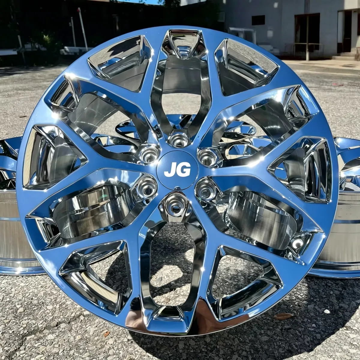 JG 17 18 19 20 22 24 26 Inch  6x139.7 Snowflake Style 4x4 Off-road Alloy Forged Wheels for Chevrolet Silverado1500 GMC Ford forged wheel