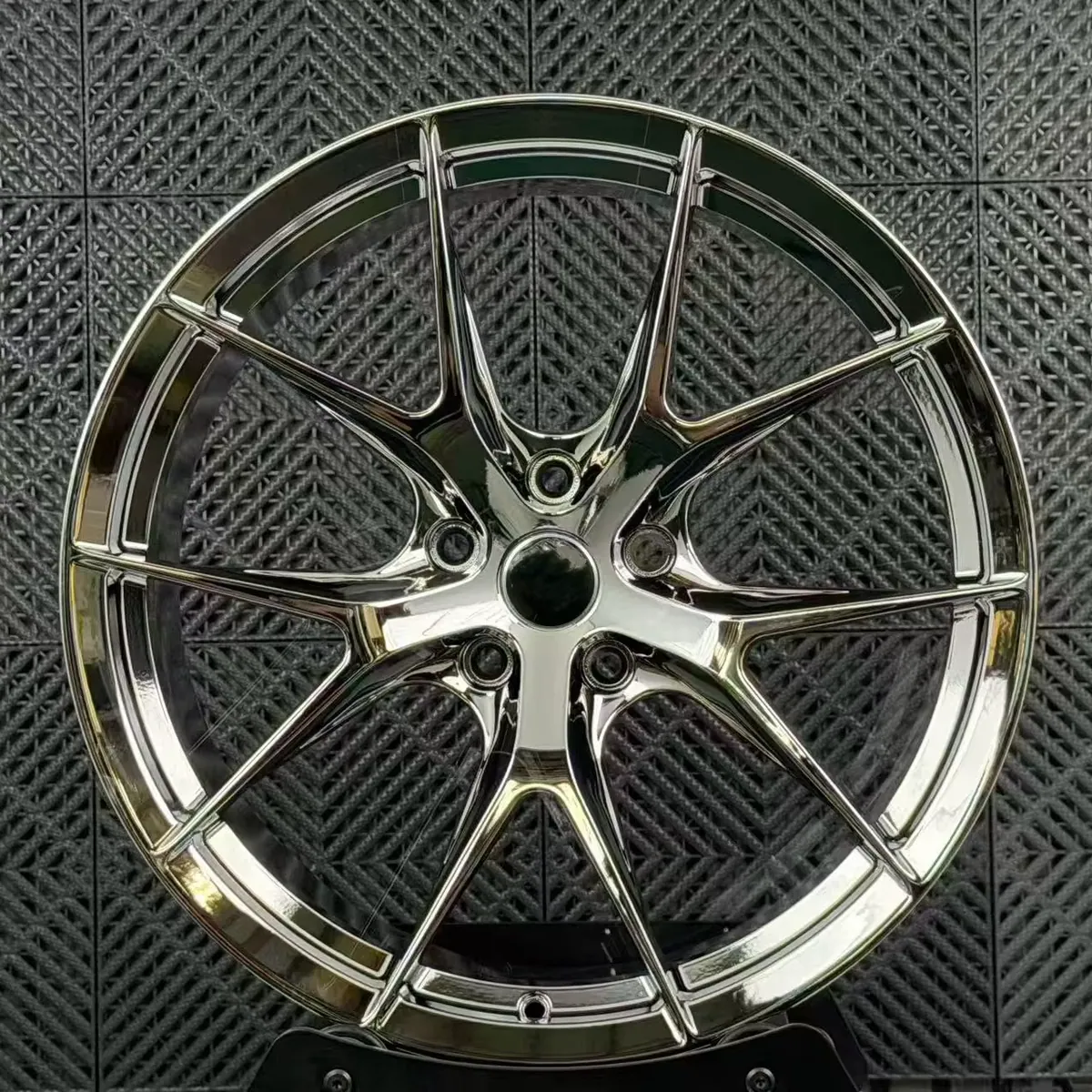 JG 17 18 19 20 22 24 Inch Chrome Aluminum Alloy Jante 5x120 5x114.3 5x112 Forged Wheels for BMW M3 M4 E88 Tesla Mustang — JG forged wheel