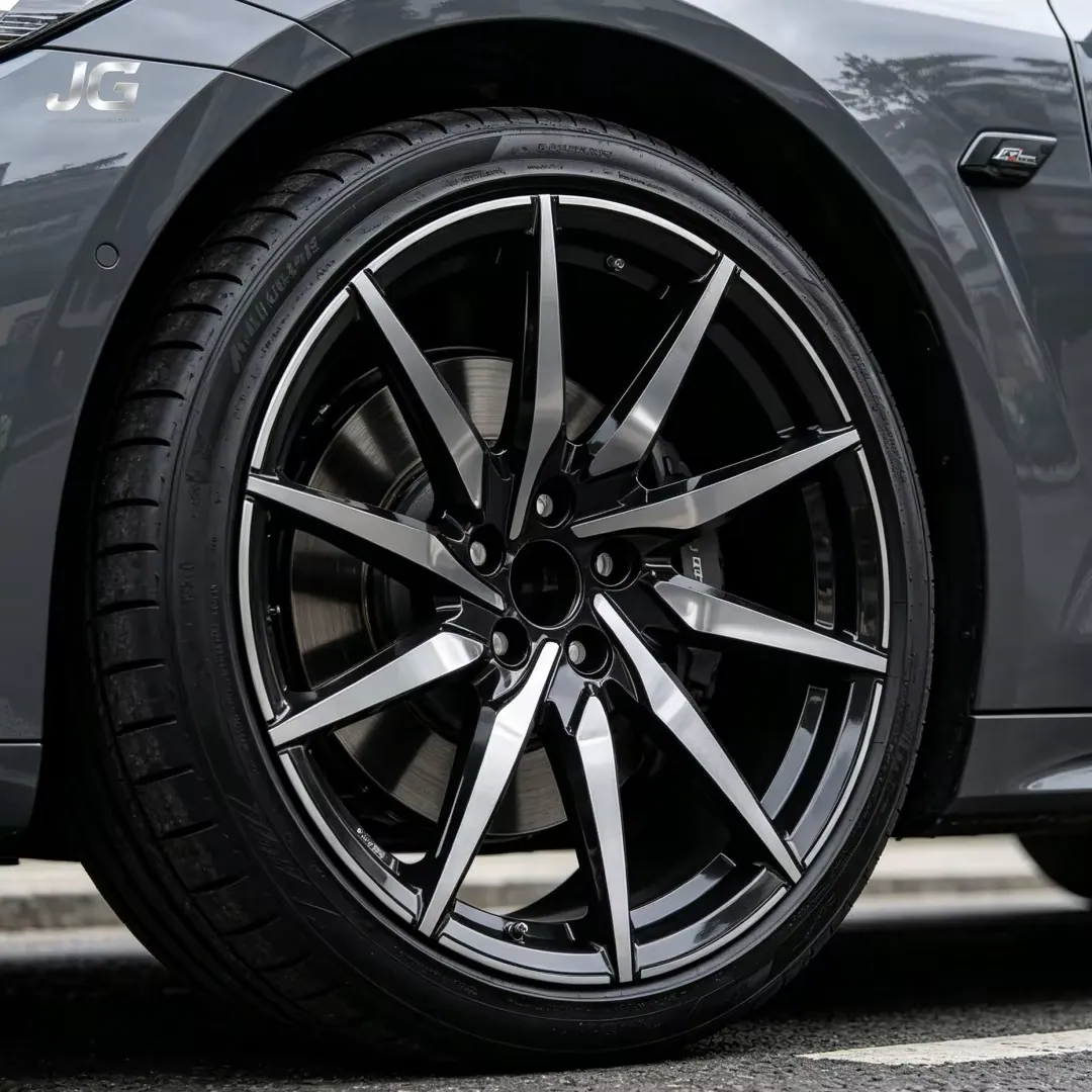 JG 17 18 19 Inch High Quality Spinner Rims Multi-Spoke Alloy Forged Wheel  Luxury Car Wheel Black and Machined Wheels for BMW forged wheel