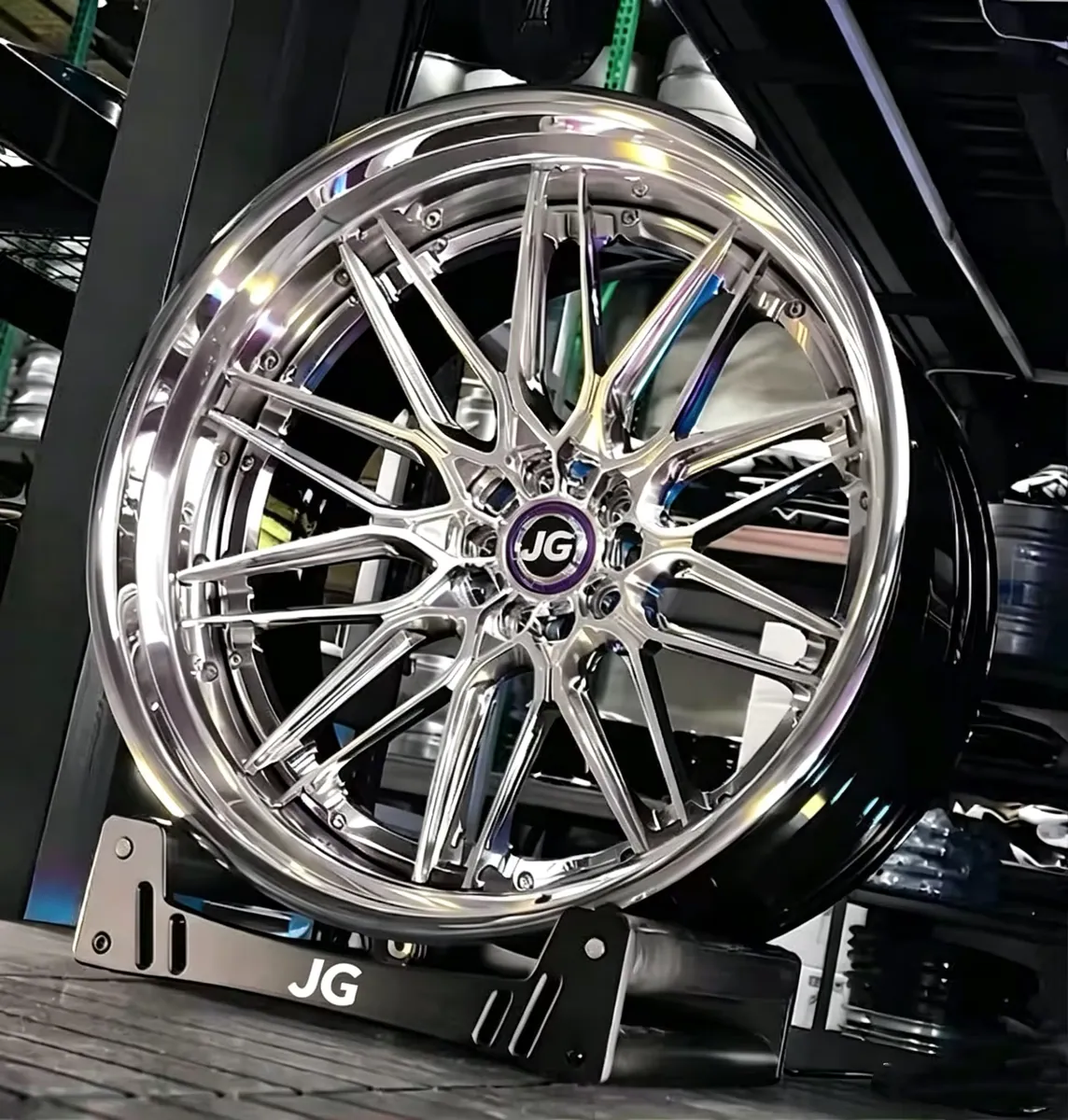 JG 17 19 20 21 22 24 Inch 5x120/5x112/5x114.3 PCD Concave Brush Deep Dish Silver Rims Forged Wheels for Audi Luxury Tesla Urus — JG forged wheel