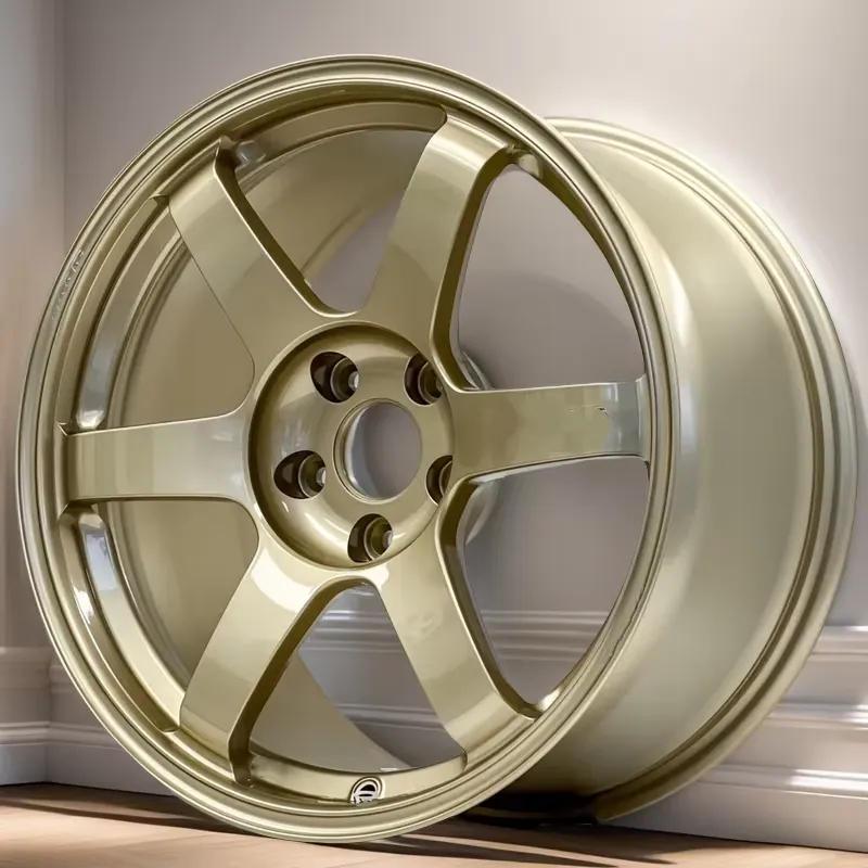 JG 17-22 Inch 5x112 5x114.3 5x120 Forged Wheel Alloy Rims GT Style Golden Deep Concave for High Performance Coupe Drag Racing — JG forged wheel