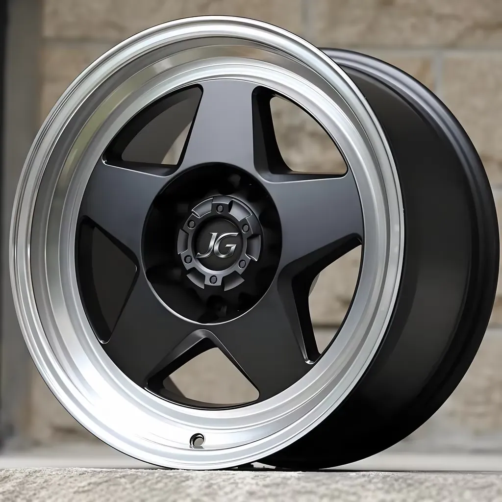 JG 17-22 Inch Machined Lip Matte Five Spoke Forged Alloy Wheels Concave Style  Car Rims for Retro Sedans JWL VIA DOT forged wheel