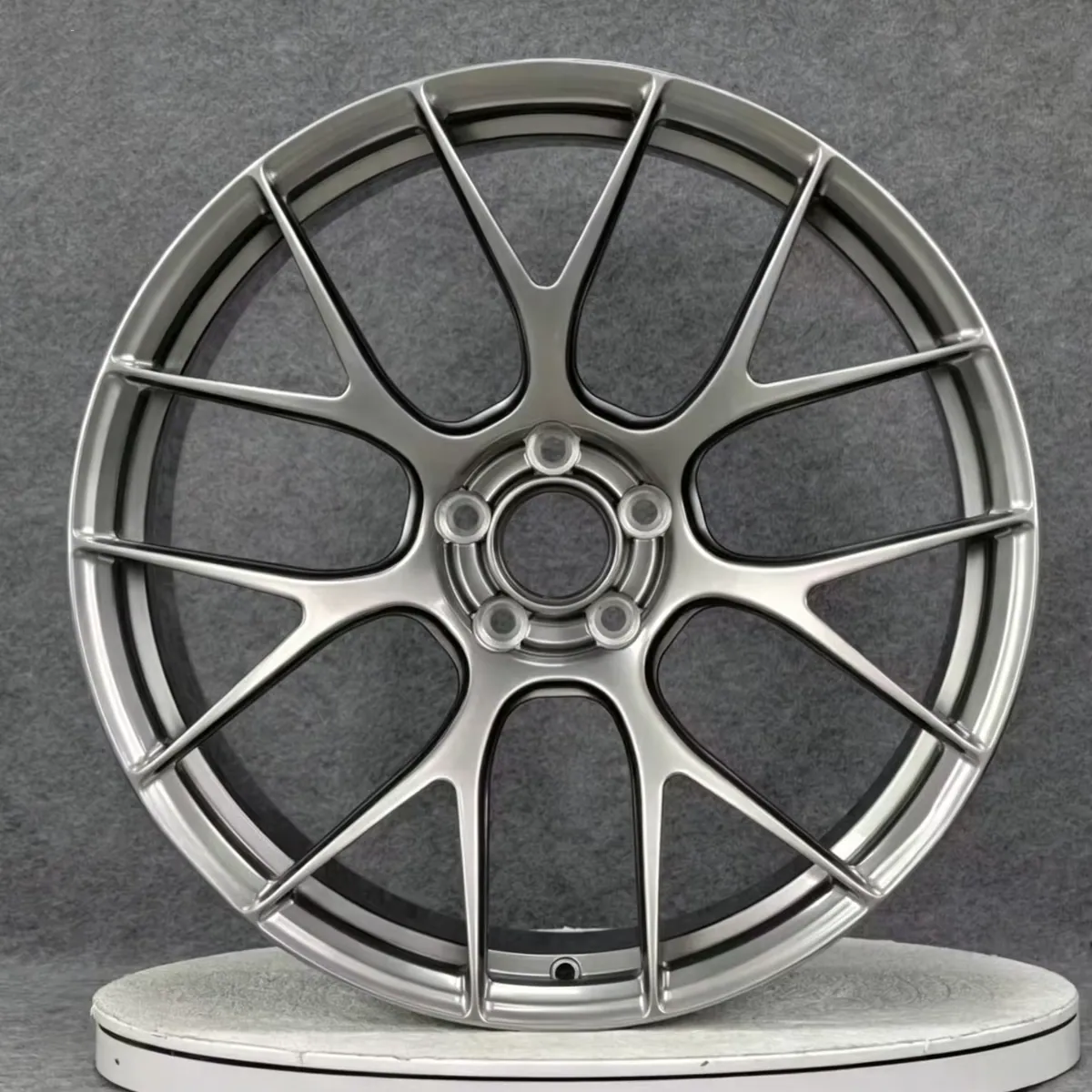 JG 17-22inch Forged Aluminium Alloy Lightweight Wheels 5x114.3 5x112 5x120 Custom ET PCD Car Customization Black Finish Multiple forged wheel