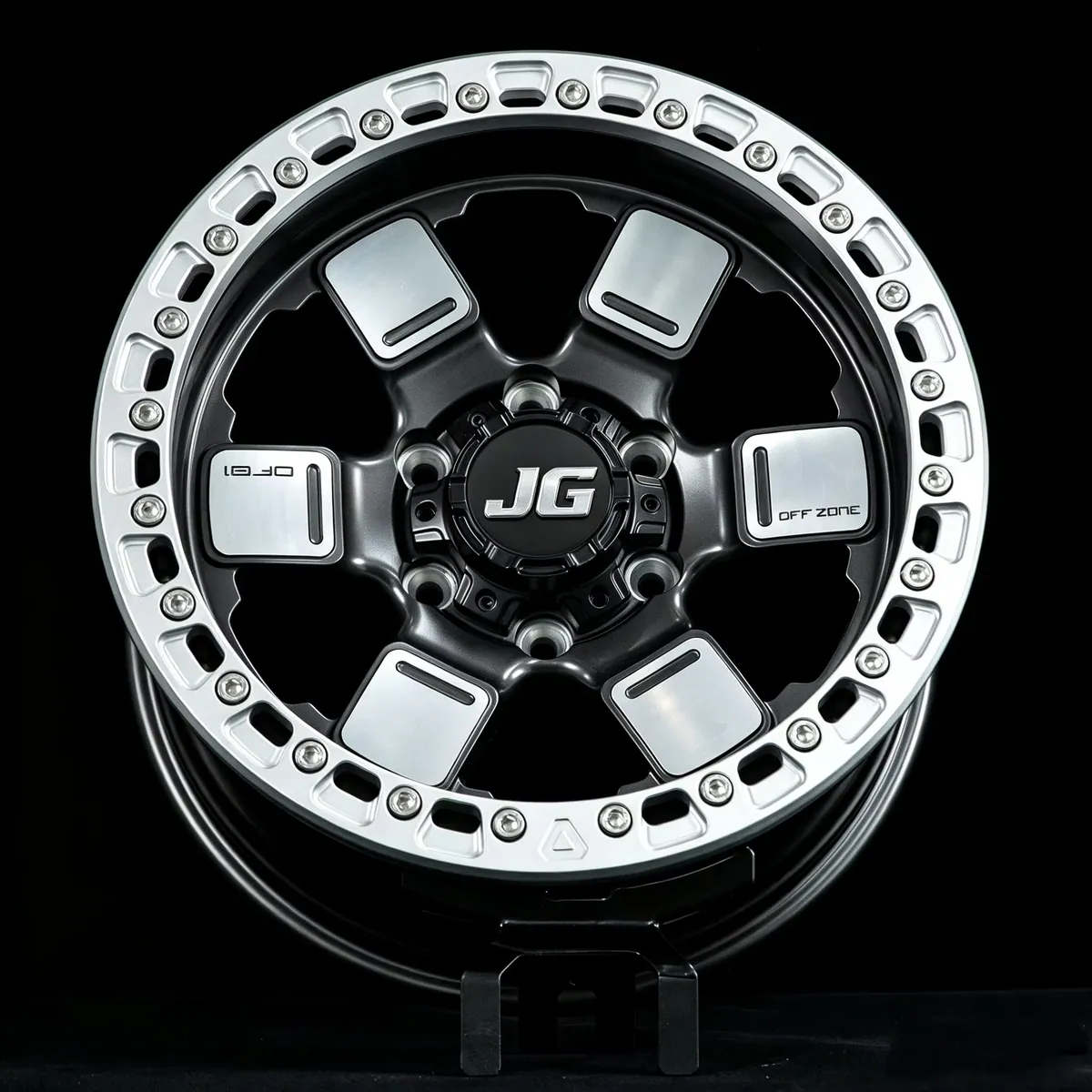 JG 17-22inch High-quality Matte Black Spray Painted Forged Aluminum Alloy Multi Spoke Off-road Wheels for Tank Equation Leopards forged wheel