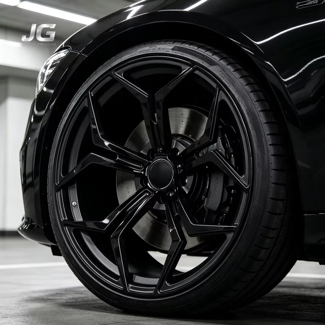 JG 18 19 20 22 Inch 5x112 5x120 5x114.3 Custom Gloss Black One Piece Monoblock 1Forged Car Rims for BMW F30 E30 E61e93 G31 G20 forged wheel