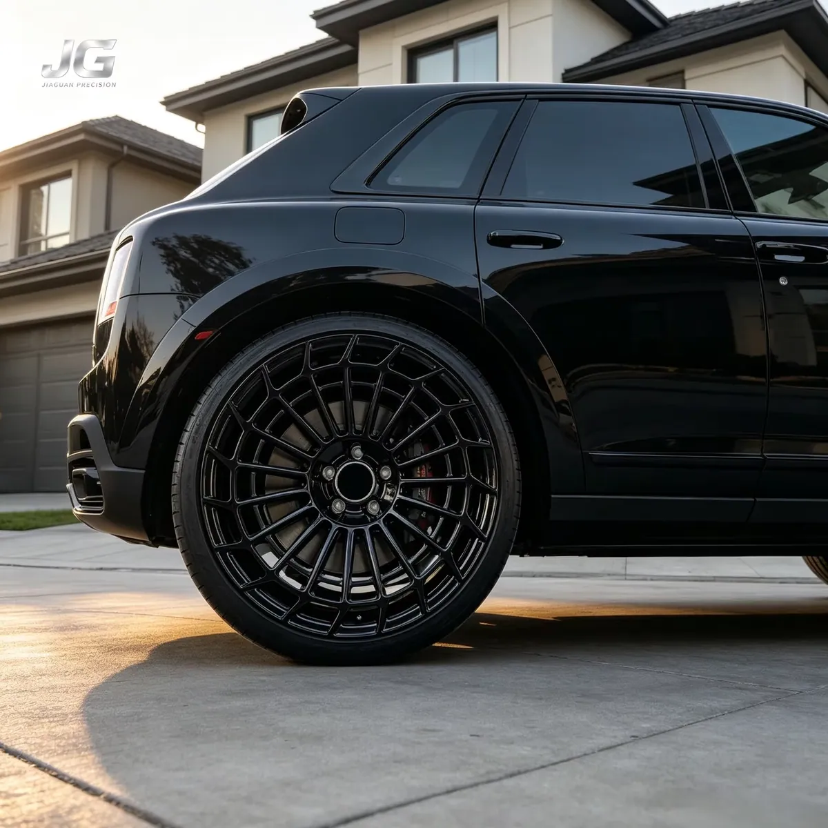 JG 18 19 20 Inch 6061-T6 Custom Forged Wheels 5x112 Black Car Rims for Mercedes AMG C63 E63 W204 W205 W212 W213 Black Rims forged wheel
