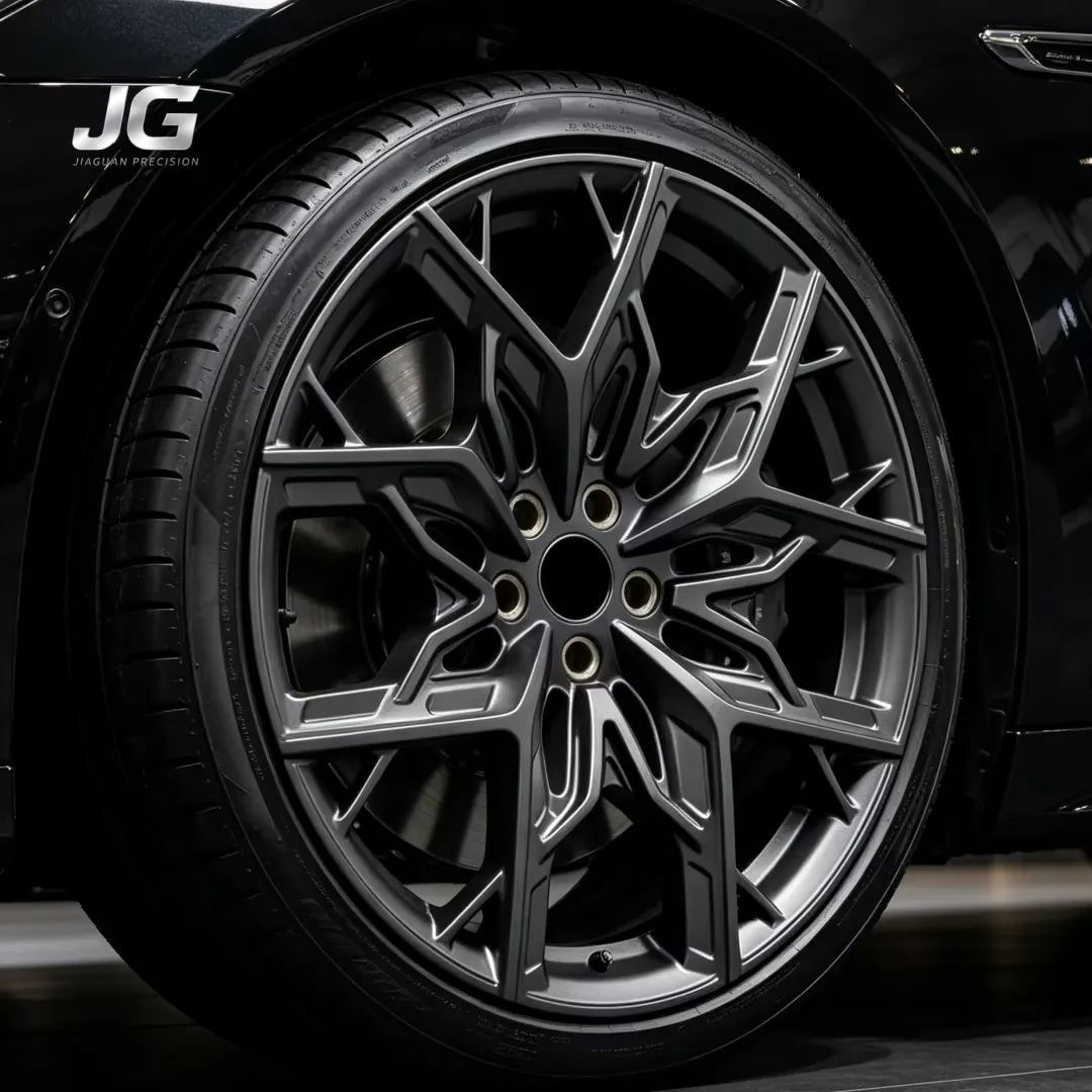 JG 18/19/20 Inch Lightweight 5 Spokes Forged Wheels, Precision Machined High Strength Matte Grey Rims, ET35 ET40 for Land Rover forged wheel
