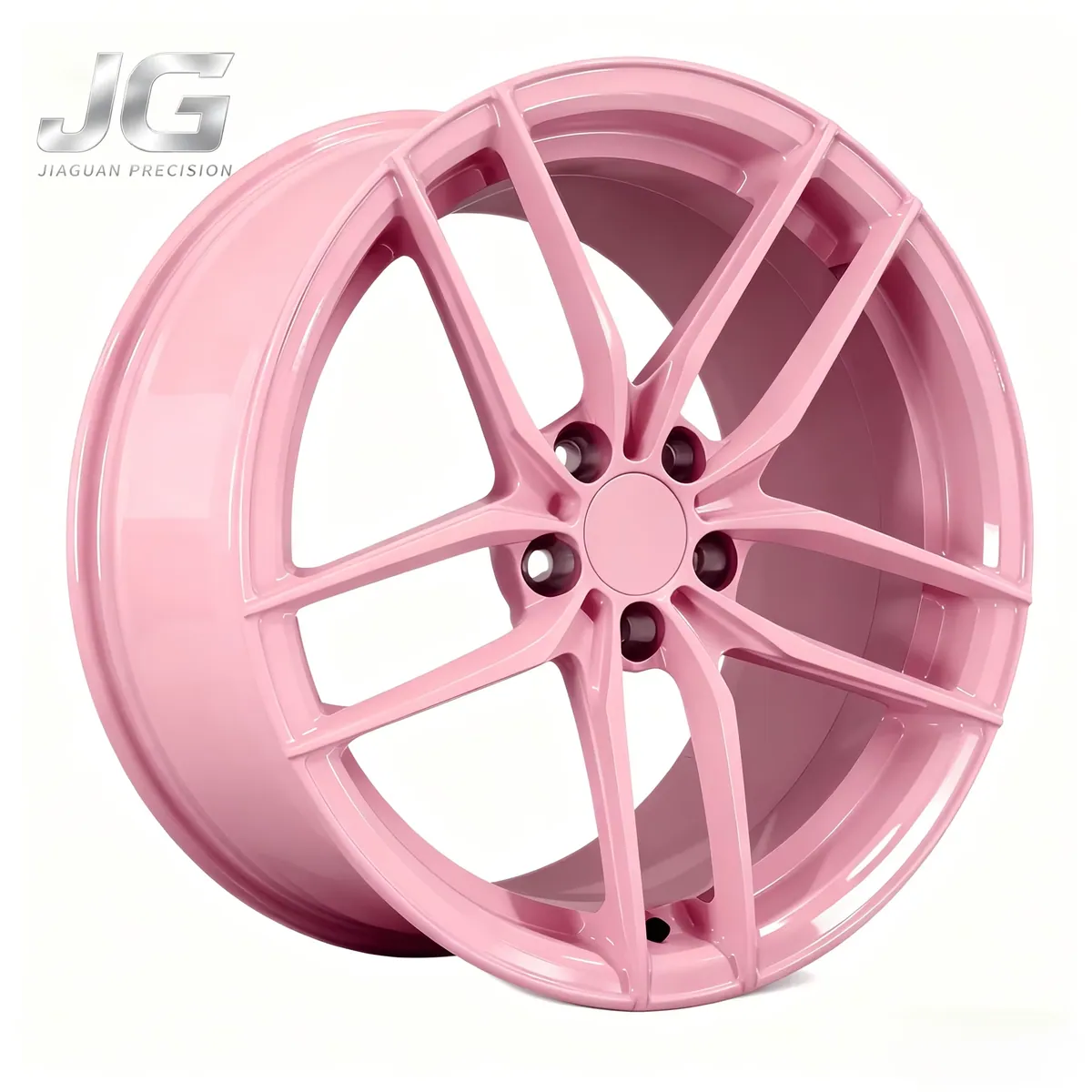 JG 18 20 22 24 Inch 5x112 5x114.3 5x120 Pink Alloy Forged Rims for Porsche Bmw Audi Ford Dodge Passenger Car Wheels forged wheel