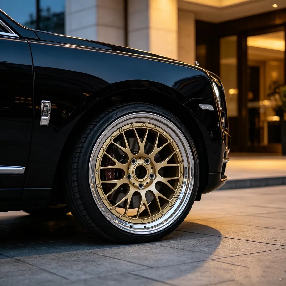 JG 18-21Inch 5x112/120 Forged Wheels Custom Gold Polished Lip CNC 6061-T6 Alloy Rim Fit  Audi RS5 Mercedes AMG Porsche 911 — JG forged wheel
