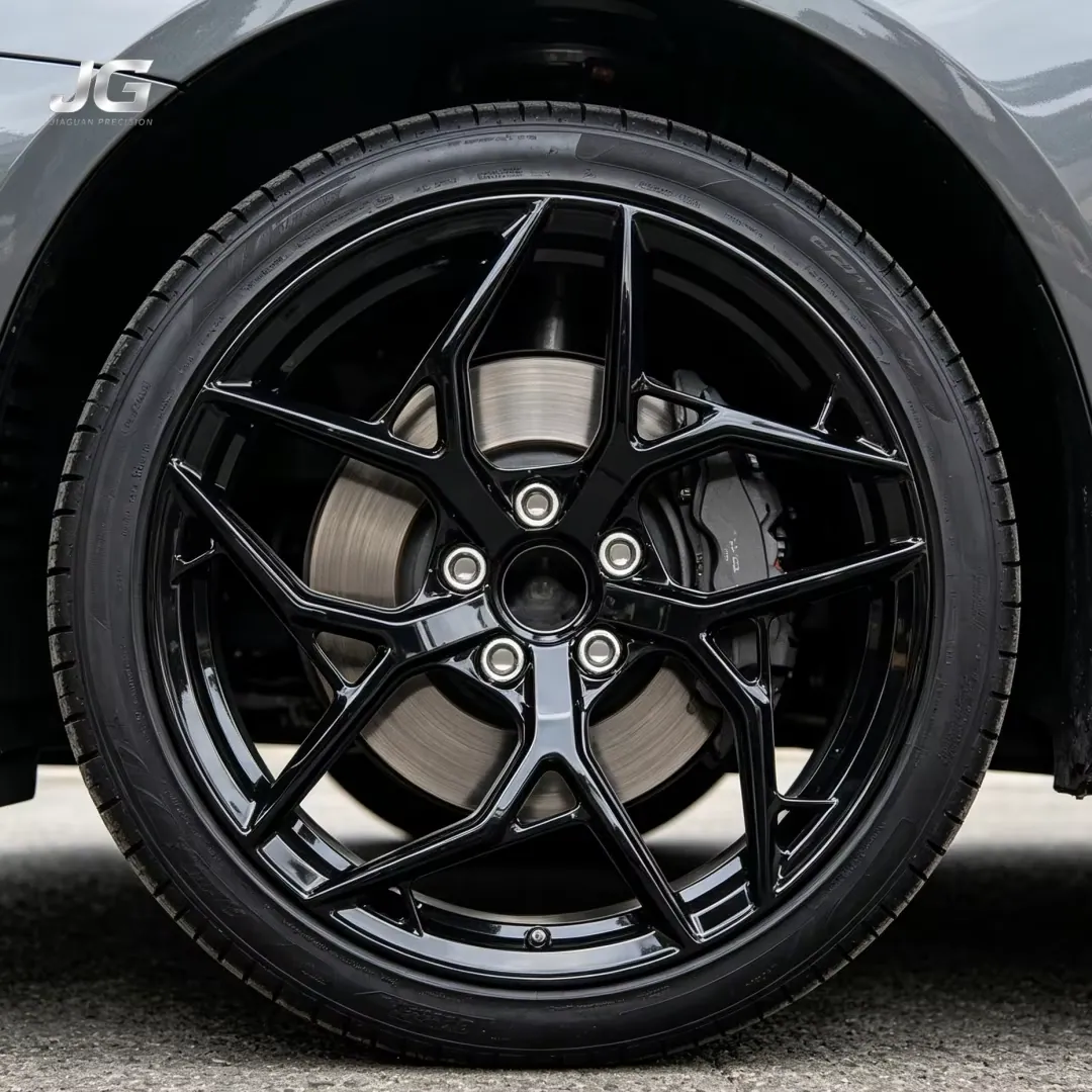 JG 18-24 Inch 35mm & 45mm Offset Lightweight  Full Black Forged Aluminum Alloy Wheels,  Concave Multi-Spoke Rims for Porsche forged wheel
