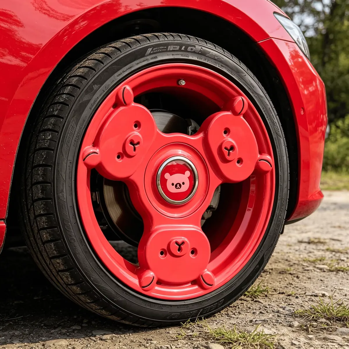 JG 18-24 Inch 5x112/114.3/130 Forged Rims Custom Forged Aluminum Alloy Wheels Cute Bear Design for Passenger Cars forged wheel