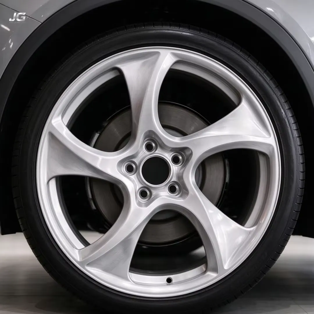 JG 18x7J 18x8.5J Car Rims 5x108 5x112 5x120 Sporty 5 Spoke Brushed Silver Forged Aluminum  for Audi Q5 Q7 A4 A6 Vehicles — JG forged wheel