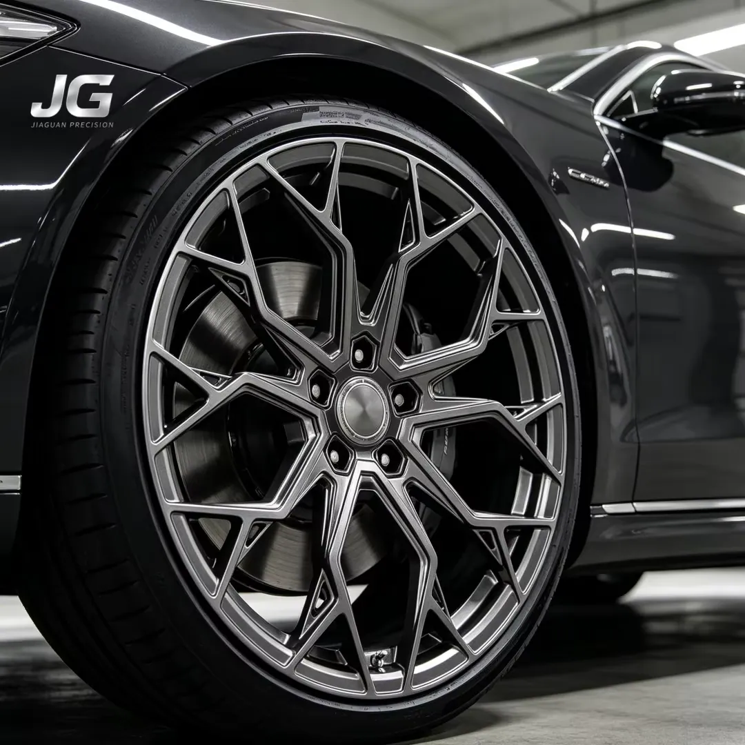 JG 19 20 21 22 23 24 Inch Brushed Grey Car Rim Aluminum Alloy Monoblock Customer Specific Forged Wheels for BMW Audi Mercedes forged wheel