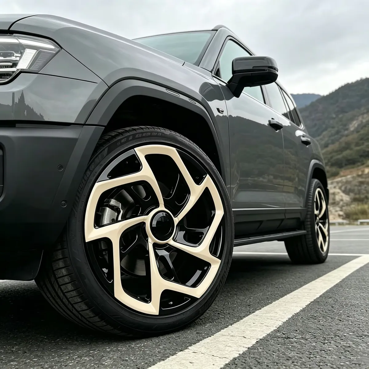 JG 19/20/21/22 Inch 5x120 ET35 6061-T6 Forged Alloy Wheel CNC Black Cream Machined Spoke Fit BMW M3 M5 X5 X7 Alloy Rim forged wheel