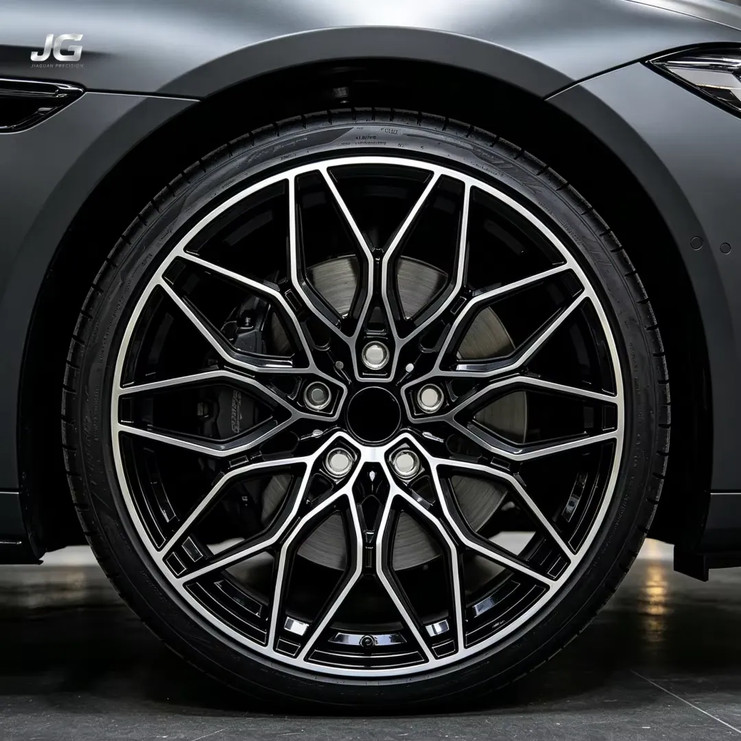 JG 19-22 Inch 5x11 Monoblock Forged Multi Spoke Wheel Matte Black With Machined Inner Lip 2 Rims for Audi Volkswagen Mercedes forged wheel