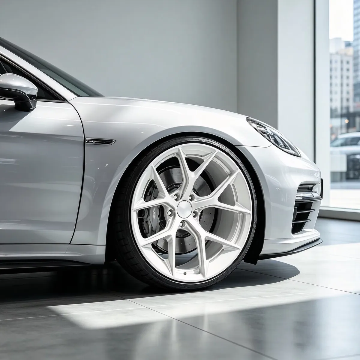 JG 19-22 Inch 5x112 6061-T6 Aluminum Forged Wheel Monoblock CNC Machined Gloss White Concave for Mercedes Benz C63 E63 S63 AMG forged wheel