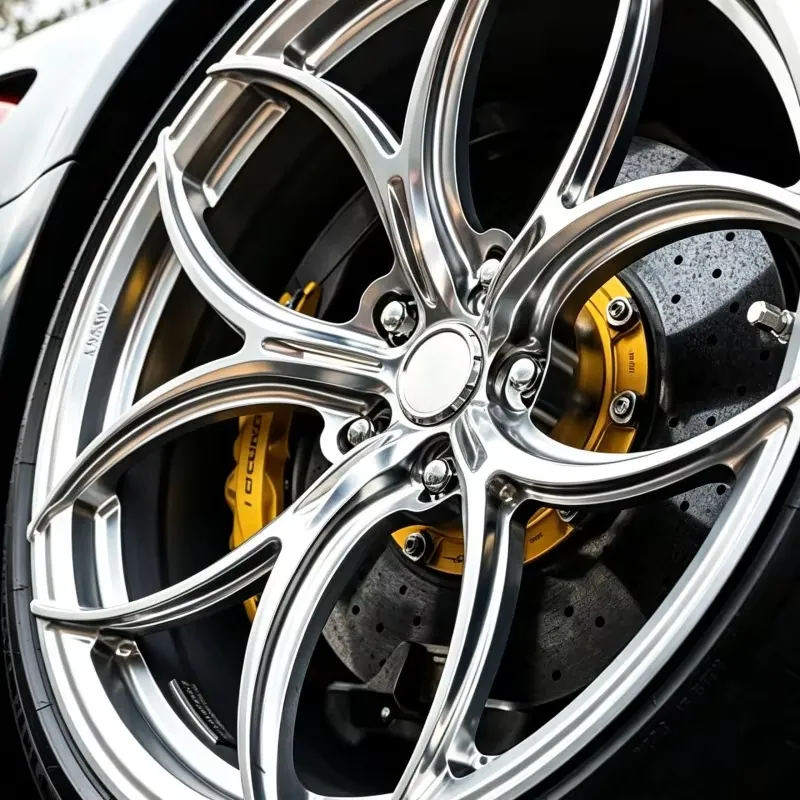 JG 19-22 Inch 5x114.3Elegant Petal Hollow Monoblock Forged Polished  Passenger Car Wheels for Ferrari Supra GTR forged wheel