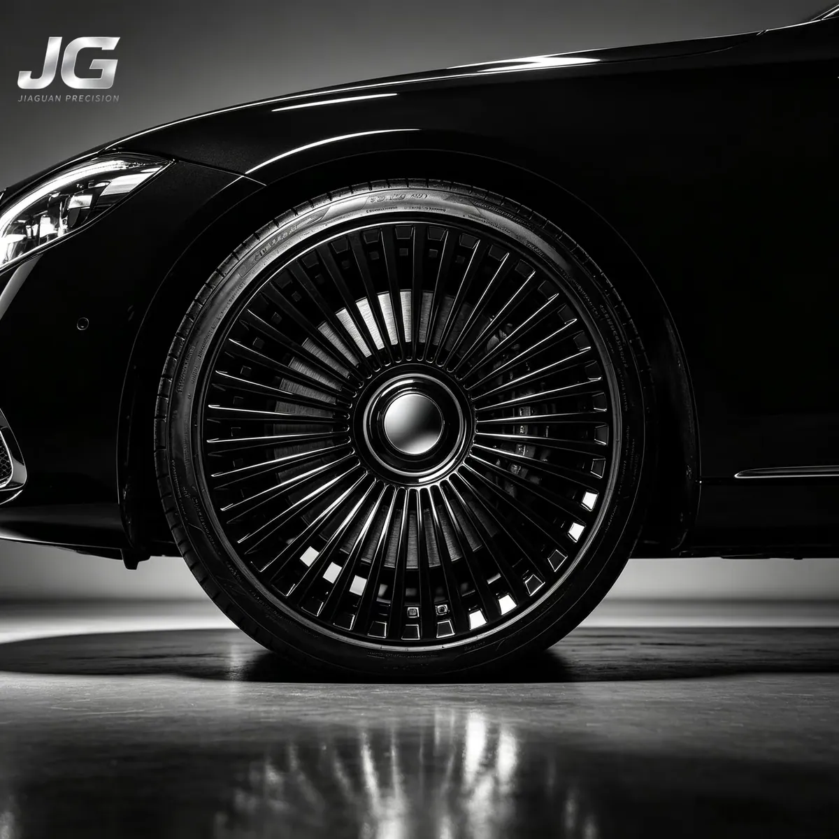 JG 20 21 22 23 24 Inch 5X114.3 5X112 5X120 Aluminum Alloy Forged Wheels Multi-Spoke Wheels Black for BMW Nio Mercedes Land Rover forged wheel