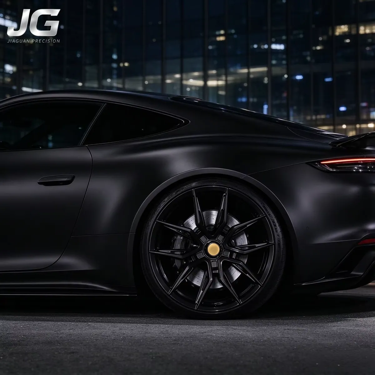 JG 20 21 22 Inch 5x130 Forged Wheel 6061-T6 Aluminum Alloy CNC Gloss Black Rim Fit Porsche 911 Carrera Panamera Cayenne forged wheel