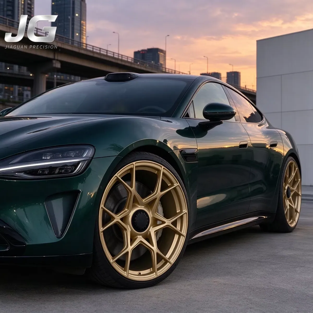 JG 20 21 22 Inch 5x130 Matte Gold Forged Wheel 6061-T6 Alloy CNC Rim Fit Porsche 911 Carrera Panamera Cayenne Macan forged wheel
