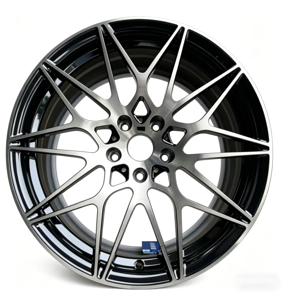 JG  2026 Bestseller Forged Wheels 17 - 22 Inch 10 Y-Spoke Two-Tone Gloss Black Alloy Rims for BMW Audi Mercedes Volkswagen forged wheel
