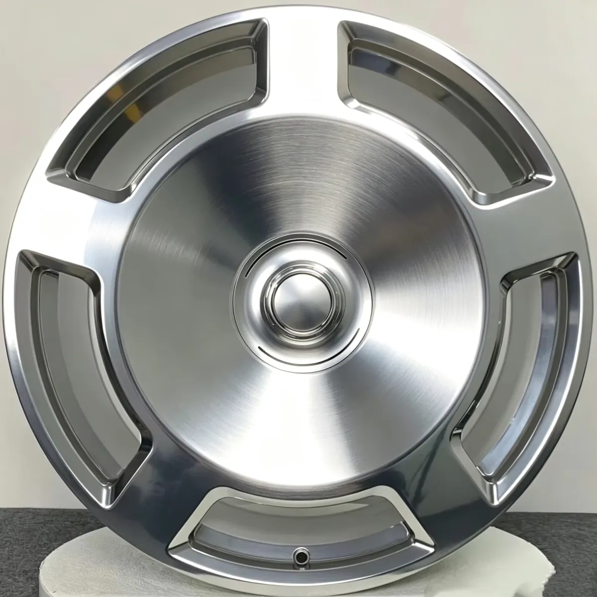 JG 2026 Custom Forged Chrome Plated Mirror Five Spoke Concave Retro Car Alloy Wheels for EV & Sedan Tuning Upgrade forged wheel