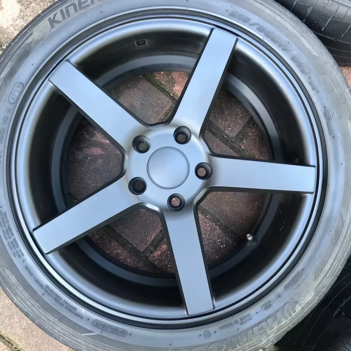 JG 2026 Custom Forged Matte Silver Powder Coated Five Spoke Concave Car Alloy Wheels for Auto Tuning & Daily Vehicle Upgrade forged wheel