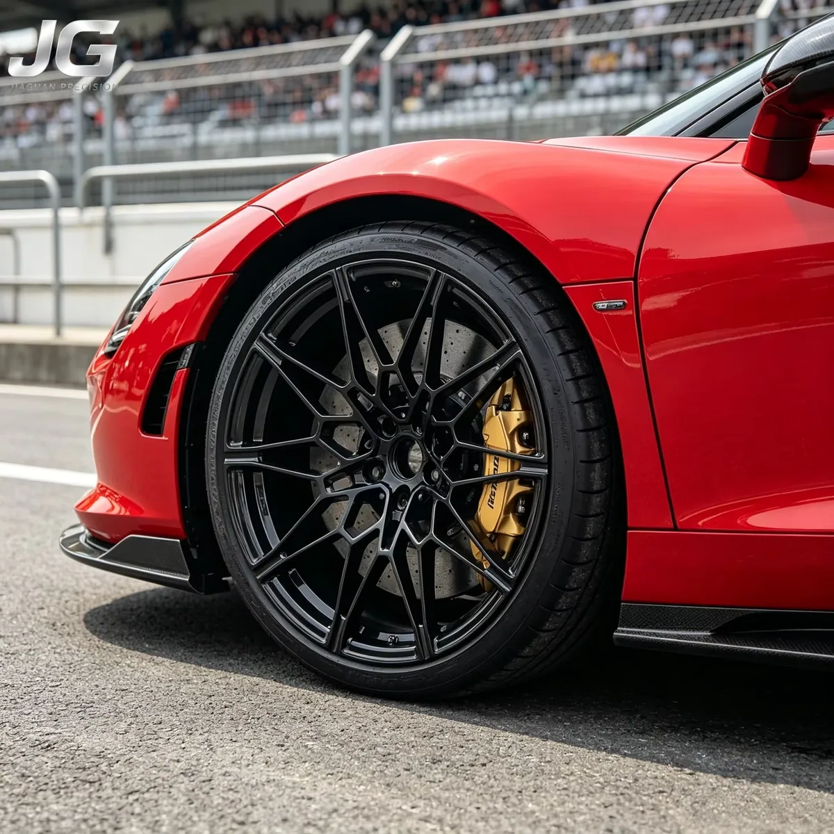 JG 5x112 5x114.3 5x120 Custom Forged Aluminum Alloy Wheels With Black Car Rims for BMW M3 M4 M4 G20 G30g28 G80 forged wheel