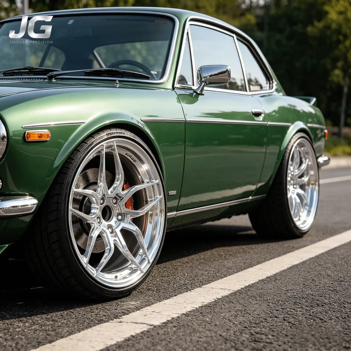 JG 5x112 Custom Forged Chrome Plated Concave Wheels  Aluminum Alloy Car Rims  New Hot Sale Universal for Audi Tesla forged wheel