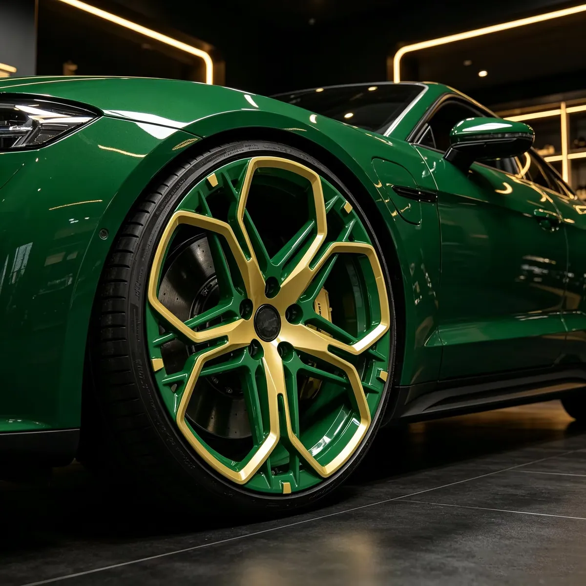 JG 6-14J 5x112/120/114.3 ET20-45 6061-T6 CNC Petal Style Forged Wheel for Porsche BMW Audi Mercedeshe forged wheel