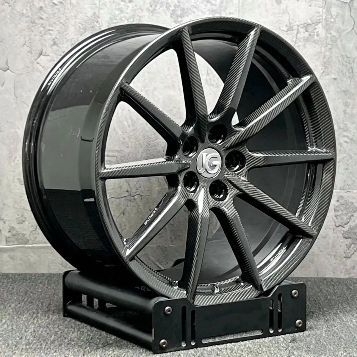 JG 6061-T6 One Piece Forged Aluminum Wheels  Concave Custom Logo Multi Surface Finish For European Luxury Sports Car Custom Rims — JG forged wheel