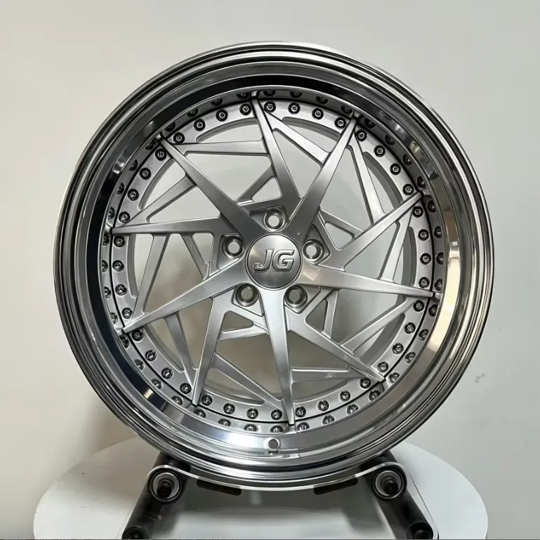 JG Best Sellers 2Piece Forged Multi Spoke Alloy Wheels 17-22 Inch PCD5x114.3 5x120 5x112 for Tesla Honda Toyota BMW benz Audi forged wheel