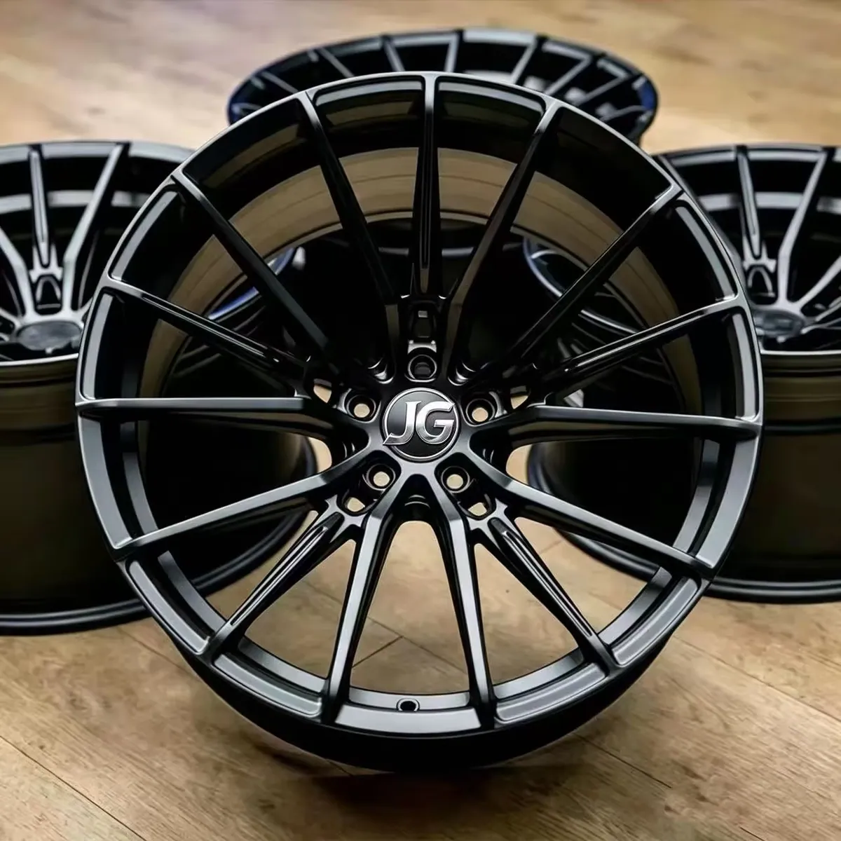 JG Bird Nest Hollow Spoke Monoblock Forged Wheels Full Diamond Cut Machined Sport Car Rims for Supercar Performance Tuning forged wheel