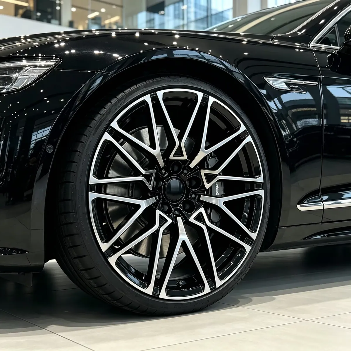 JG Brand Custom 19-22 Inch 5x120 Two Tone Triangle Spoke Monoblock Forged Passenger Car Wheels Fit for Second Hand Luxury Cars forged wheel