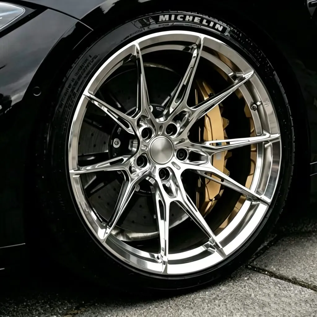 JG Chrome Deep Dish Wheel 5x120 5x114.3 5x130 Forged Wheels 17-24 Inch Passenger Car Wheels Fit for Bmw Mercedes forged wheel