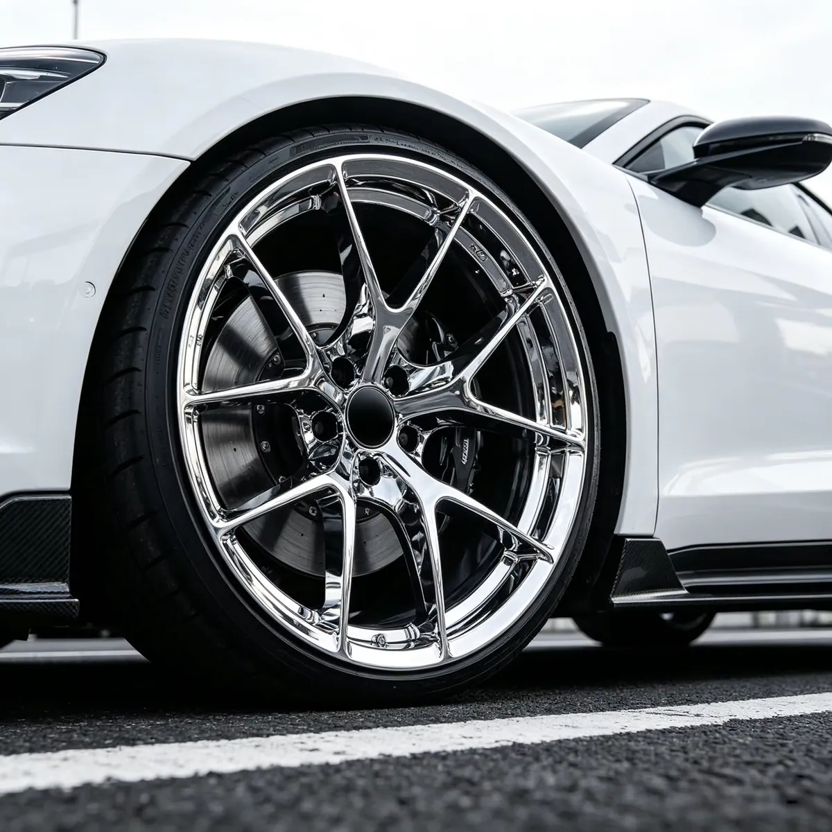 JG Chrome Forged Wheels 18 19 20 21 22 24 5x120 5x114.3 5x112 5x100 Deep Concave Alloy Forged Rims for BMW M3 M4 Tesla Mustang — JG forged wheel