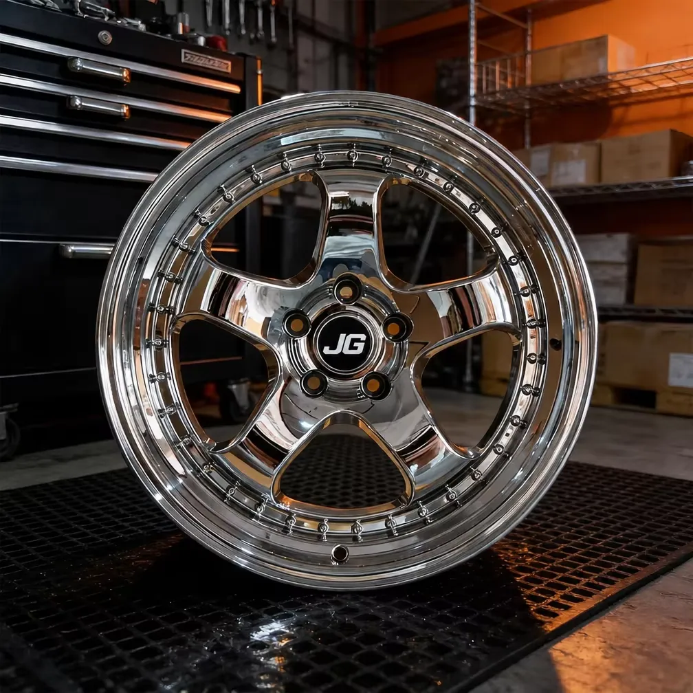 JG Custom 1/2/3-piece18-26 Inch Wheels 5x114.3mm 73.1mm Chrome Forged Wheels Rims for FA1 FB2 E210 Passenger Car Wheels Tires forged wheel
