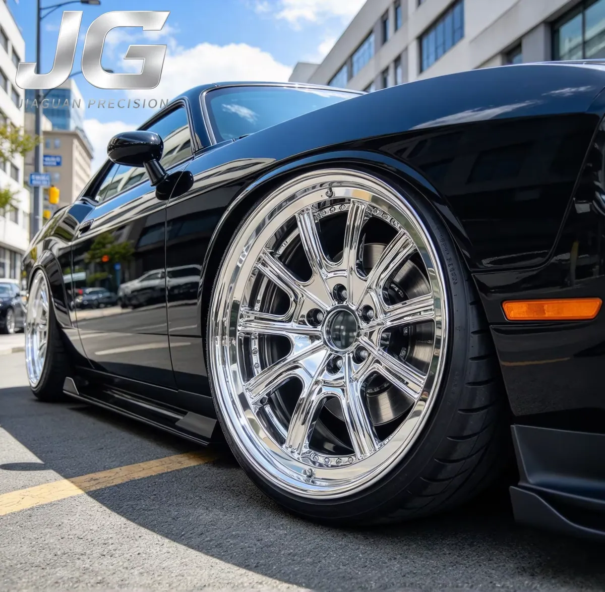 JG Custom 18X9.0 18X10 Inch Forged Wheels Monoblock Chrome 5X114.3 Passenger Car Wheels for Ford Mustang Gt500 forged wheel