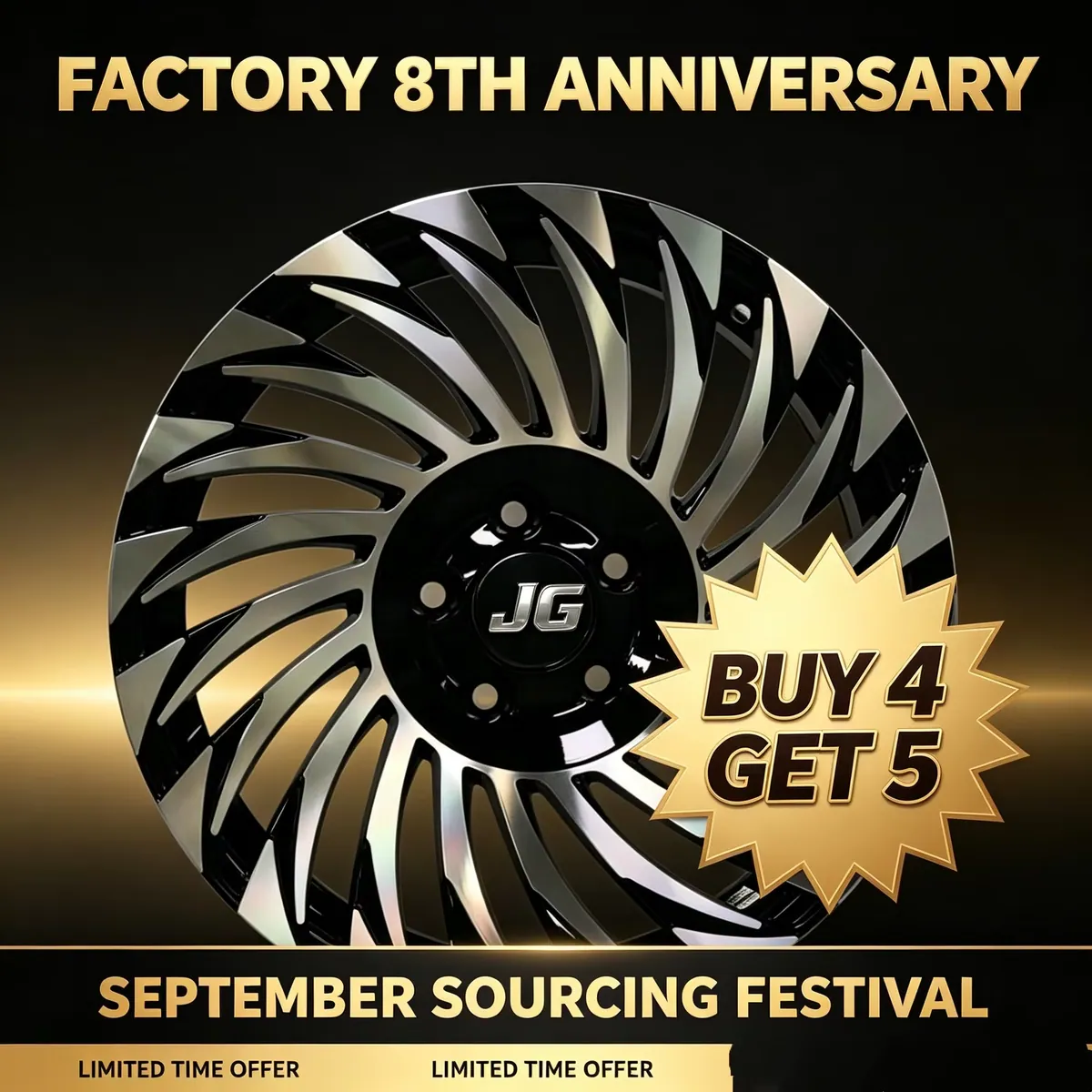 JG Custom 20inch Forged Wheel Hub 5x150mm Wheel Rims 6061-T6 for Toyota Ford Tanks JEEP Buy Four Get Five forged wheel