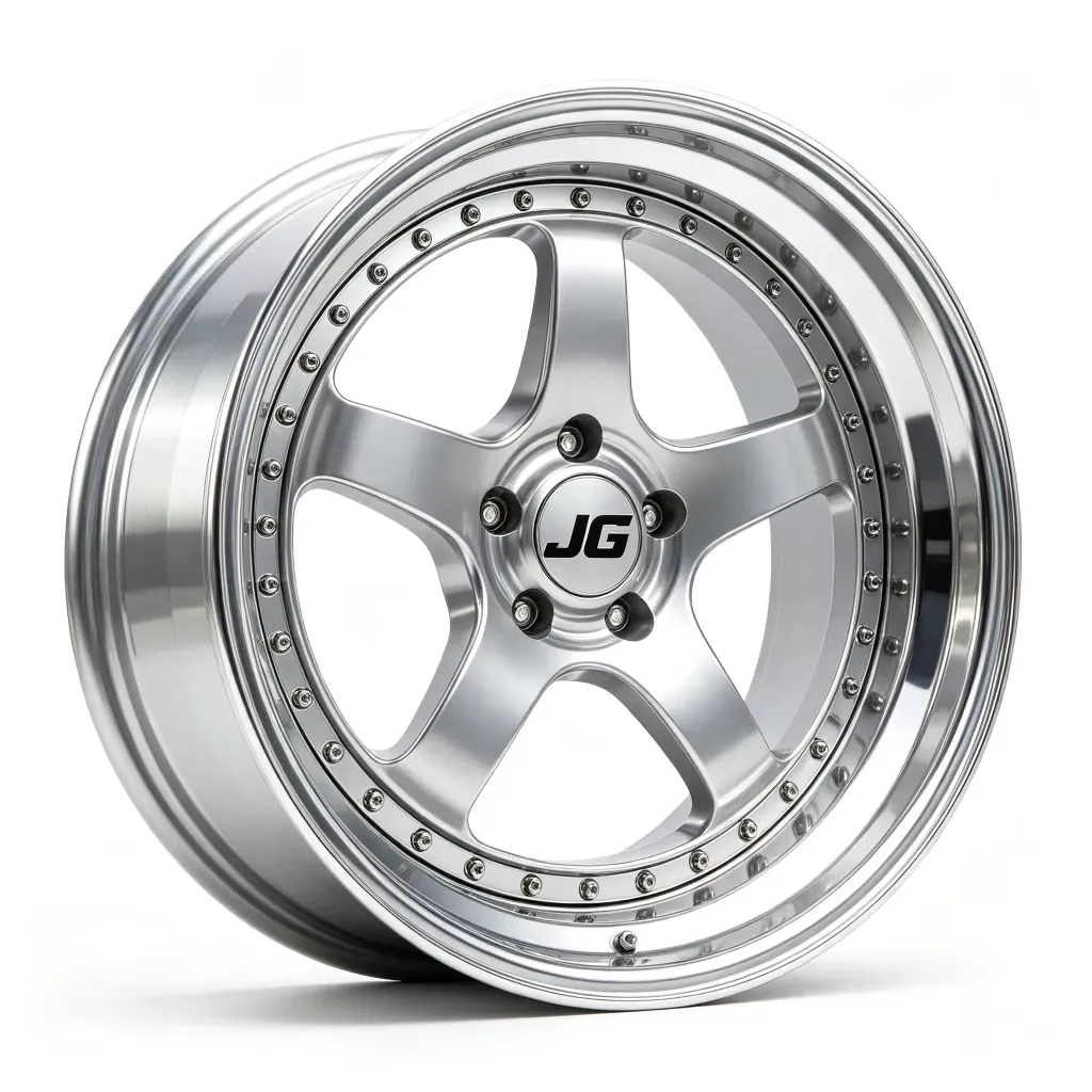 JG Custom 3 Piece High Performance Deep Dish Forged Aluminum Alloy Sport Wheels 17-22 Inches Compatible with BMW and Toyota forged wheel